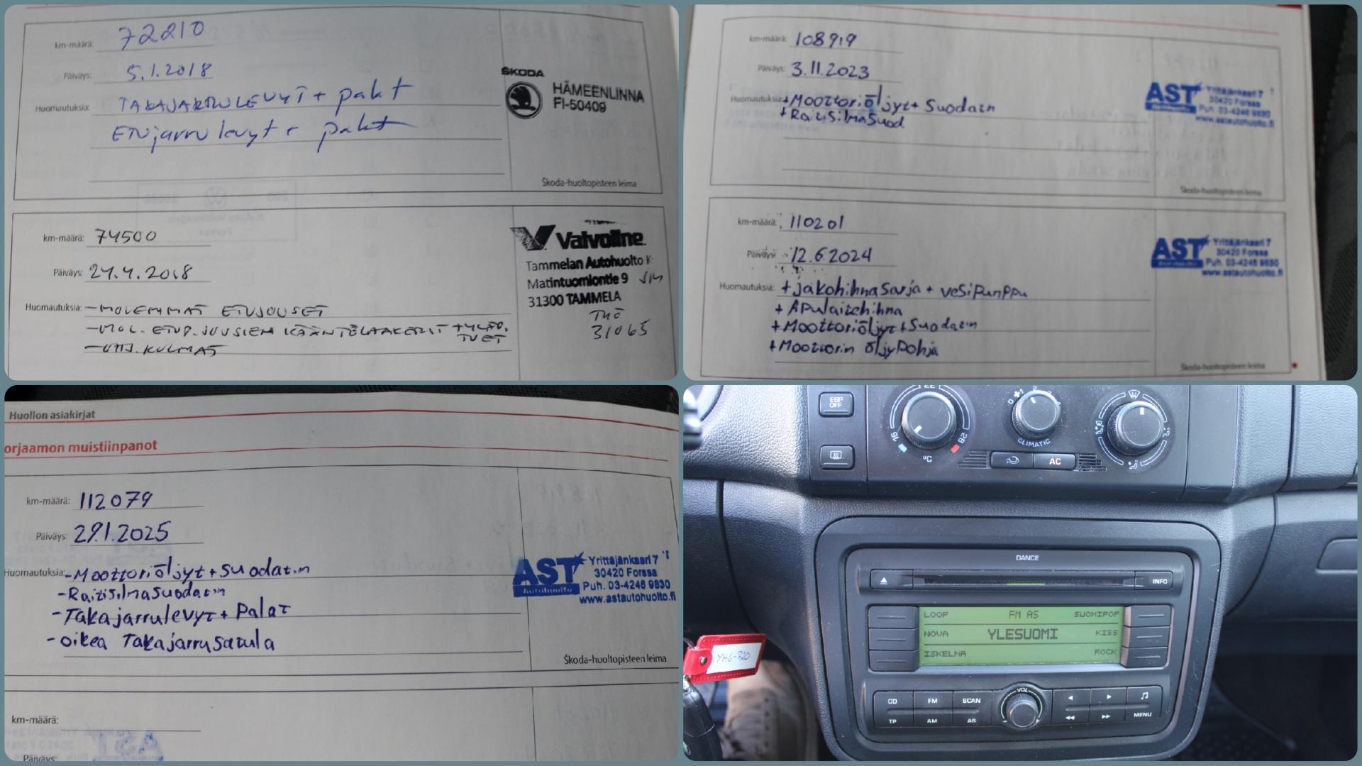 Skoda Fabia Combi 1,4 16v Ambiente *JUURI HUOLLETTU JA JAKOHIHNA VAIHDETTU*