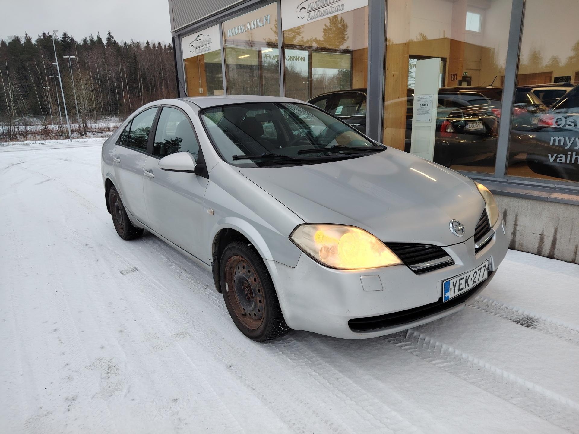 Nissan Primera 1.8 Katsastus voimassa 13.3.2026 asti. 