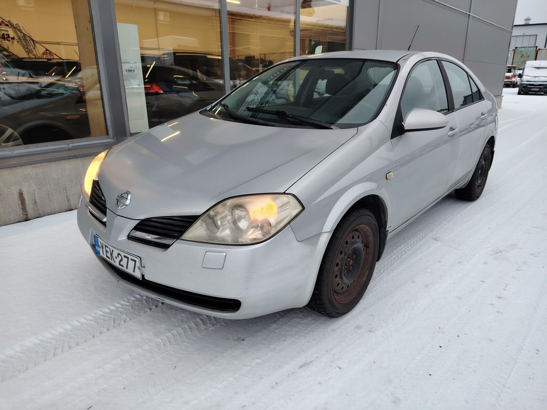 Nissan Primera 1.8 Katsastus voimassa 13.3.2026 asti. 