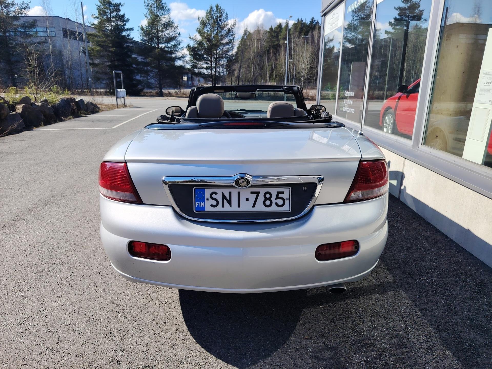 Chrysler Sebring 2.7 V6 A4 Cabrio 2d AutoStick Limited *OSAMAKSULLA ALK 69€/kk*