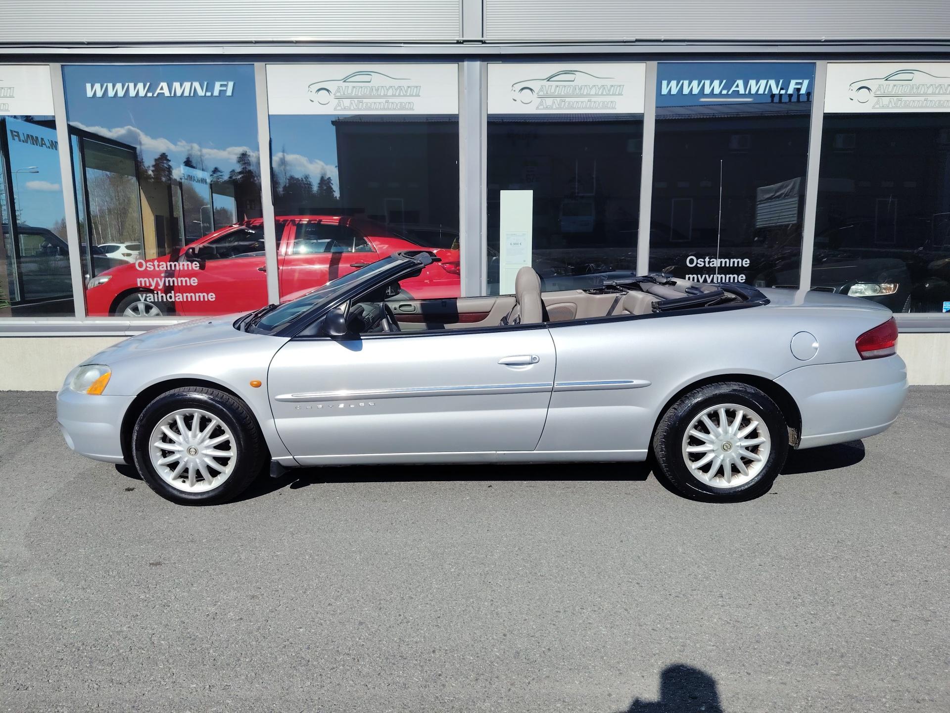 Chrysler Sebring 2.7 V6 A4 Cabrio 2d AutoStick Limited *OSAMAKSULLA ALK 69€/kk*